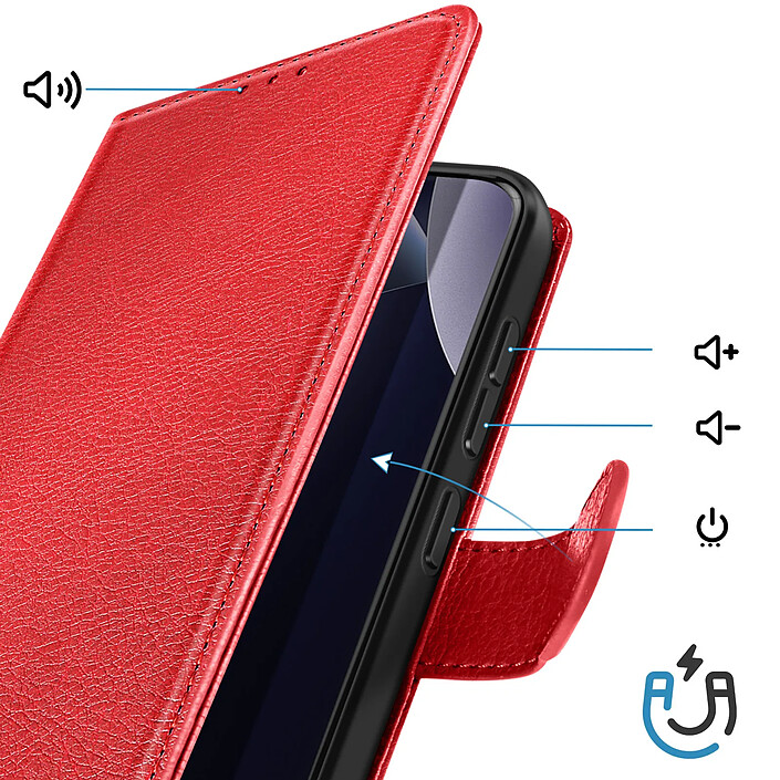 Avis Avizar Étui Portefeuille Xiaomi Redmi Note 15 Pro Plus 5G Chesterfield Fonction Stand