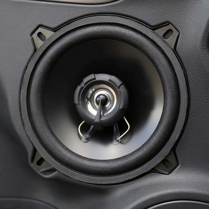 Avis Avizar Haut-parleur Automobile 5 pouces 350W 13×13cm Aimant Ferrite Sensibilité 90dB Noir
