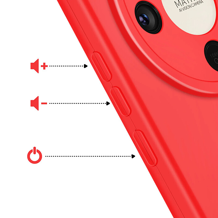 Acheter Avizar Coque pour Honor Magic 8 Lite en Silicone Souple avec Contour Protection Caméra