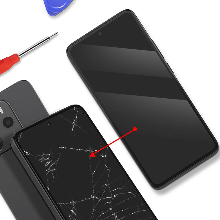 Acheter Clappio Écran Complet LCD de Remplacement pour Redmi Note 14 4G avec Châssis