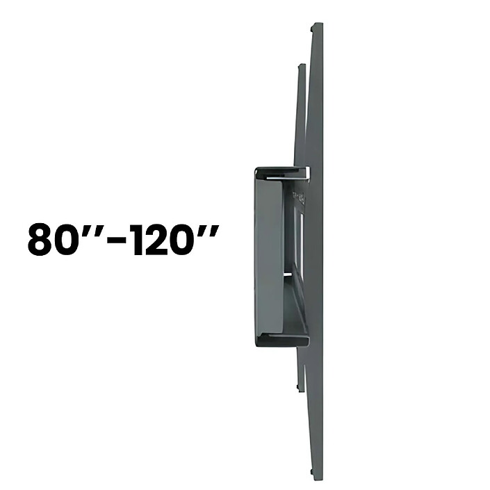 Avizar Support Mural Fixe pour Téléviseur 80 à 120 pouces Charge Maximale 300 kg pas cher