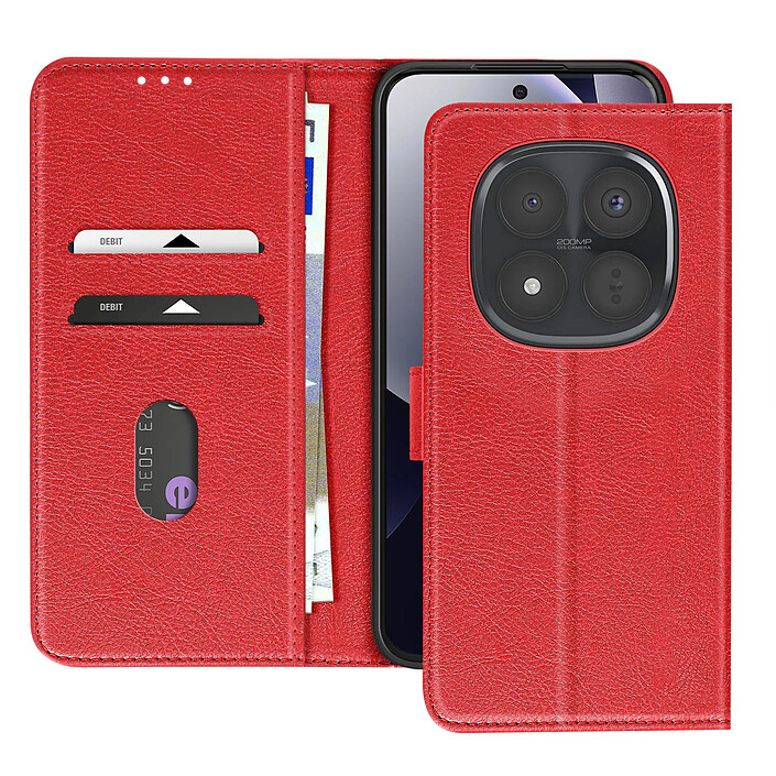 Avizar Étui Portefeuille Xiaomi Redmi Note 15 Pro Plus 5G Chesterfield Fonction Stand
