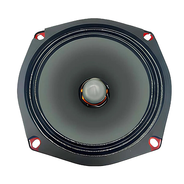 Avizar Haut-parleur Voiture 13cmx13cm 100W 4 Ohm Sensibilité 92dB Noir