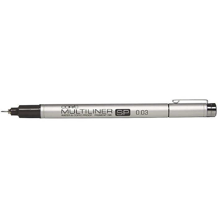 COPIC Feutre fin MULTILINER SP 0,7 mm, noir