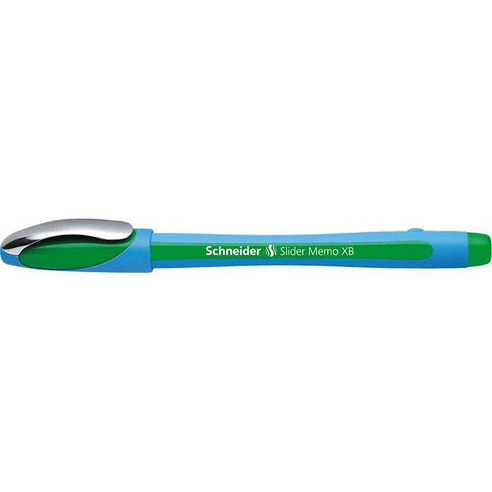 Avis SCHNEIDER Stylo à bille Slider Memo Pointe Extra Large vert x 10