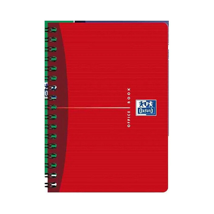 OXFORD Carnet reliure intégrale 110 x 170 mm 180 pages Quad 5x5 90g Coloris aléatoire x 10