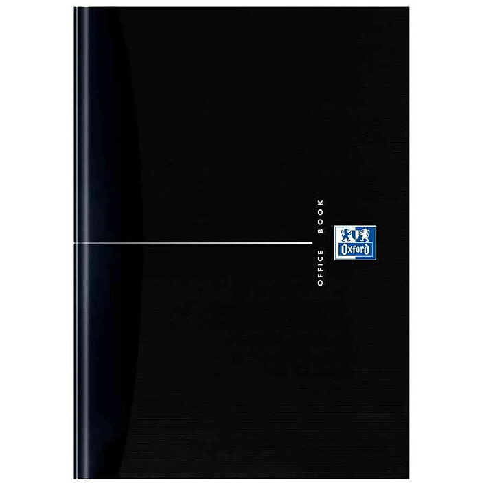 OXFORD Carnet de notes 'Smart Black' relié, A4, quadrillé