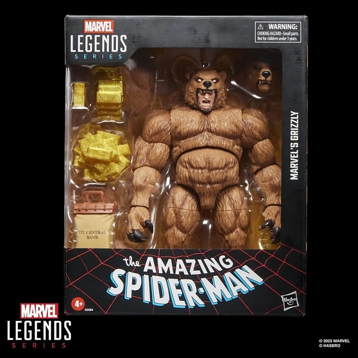 Acheter The Amazing Spider-Man Marvel Legends - Figurine Grizzly 15 cm
