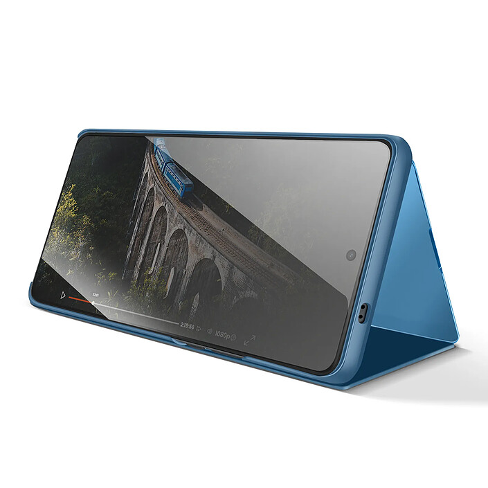 Avis Avizar Étui Miroir pour Galaxy S26 Ultra avec Fenêtre Smart View et Support Pliable Bleu