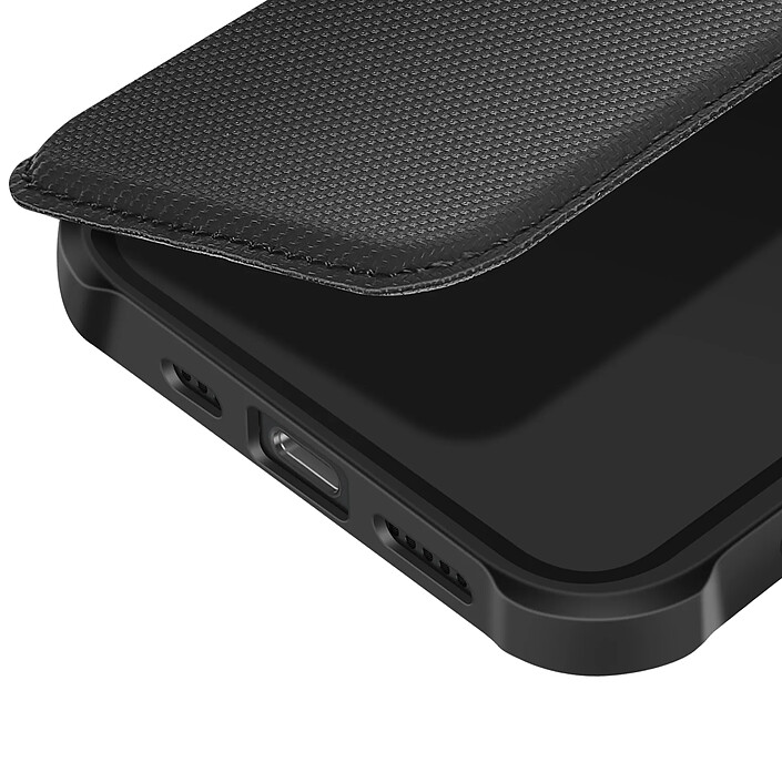 Avizar Étui pour iPhone 17e avec Coins Renforcés Antichoc et Porte-carte Noir pas cher