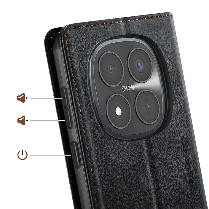 Acheter Avizar Étui Vintage pour Redmi Note 15 Pro Plus 5G Collections CaseMe avec Blocage RFID