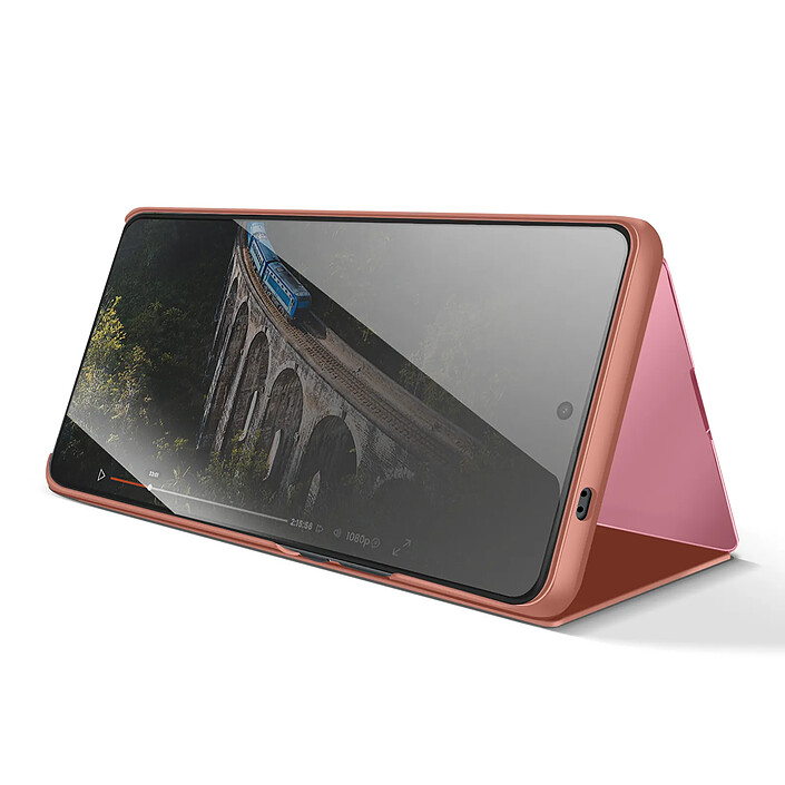 Avis Avizar Étui Miroir pour Galaxy S26 avec Fenêtre Smart View et Support Pliable Rose