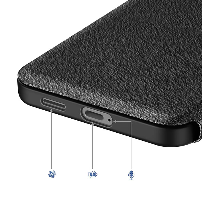 Acheter Étui Smart View pour Galaxy S26 avec Porte-cartes et Finition Antidérapant Noir