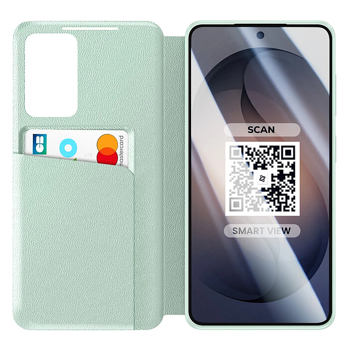 Avizar Étui Smart View pour Galaxy S26 avec Porte-cartes et Finition Antidérapant pas cher