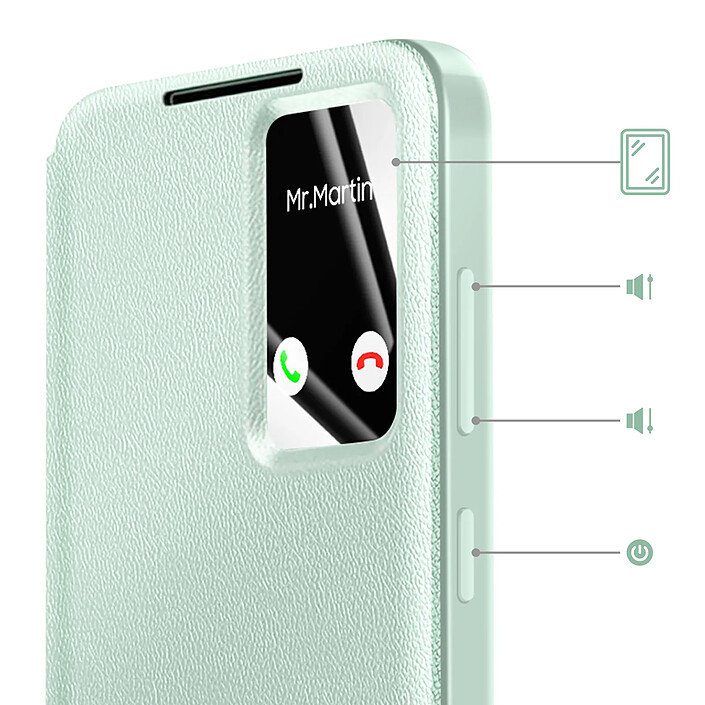 Avis Avizar Étui Smart View pour Galaxy S26 avec Porte-cartes et Finition Antidérapant