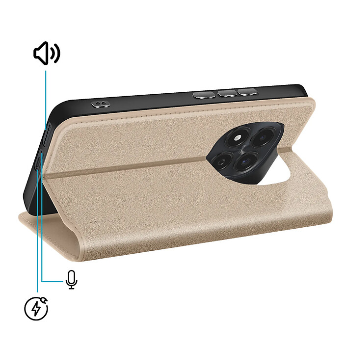 Acheter Avizar Étui pour Redmi Note 15 Pro 4G Séries Classic avec Porte-carte et Support vidéo Dorée