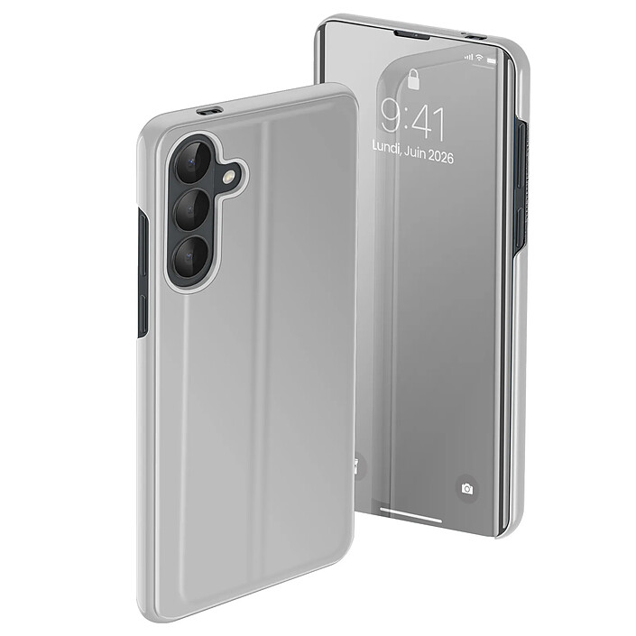 Avizar Étui Miroir pour Galaxy S26 avec Fenêtre Smart View et Support Pliable