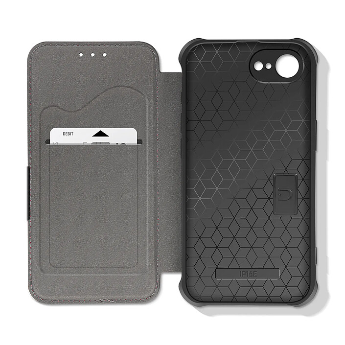 Acheter Avizar Étui pour iPhone 17e avec Coins Renforcés Antichoc et Porte-carte Noir