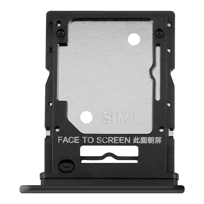 Acheter Clappio Tiroir SIM Compatible Redmi Note 14 5G Emplacement Hybride Nano SIM ou Micro SD Noir