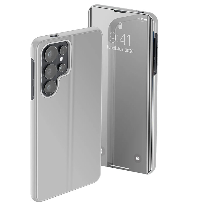 Avizar Étui de Protection pour Galaxy S26 Ultra Clear View avec Support Vidéo