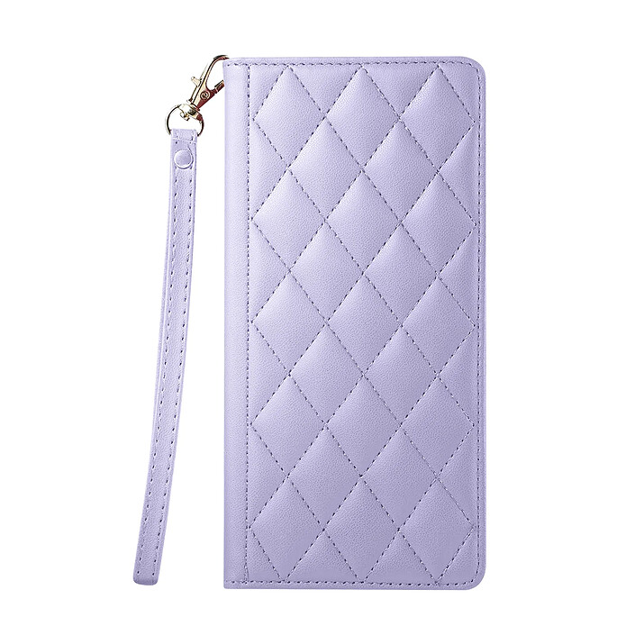 Avizar Étui Portefeuille RFID pour Galaxy S26 avec Support Vidéo et Dragonne Amovible Violet clair