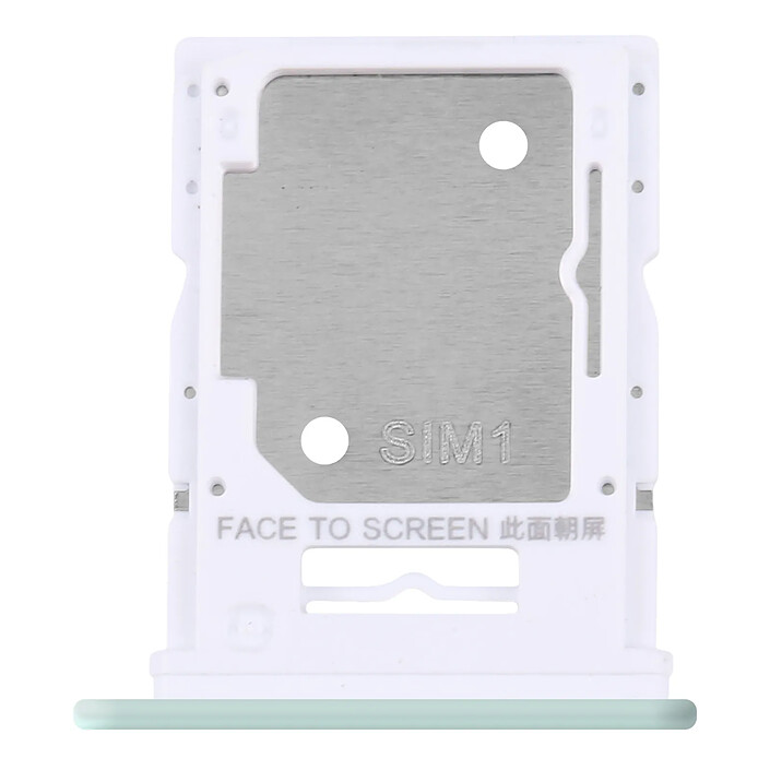 Clappio Tiroir SIM Compatible Redmi Note 14 5G Emplacement Hybride Nano SIM ou Micro SD Vert