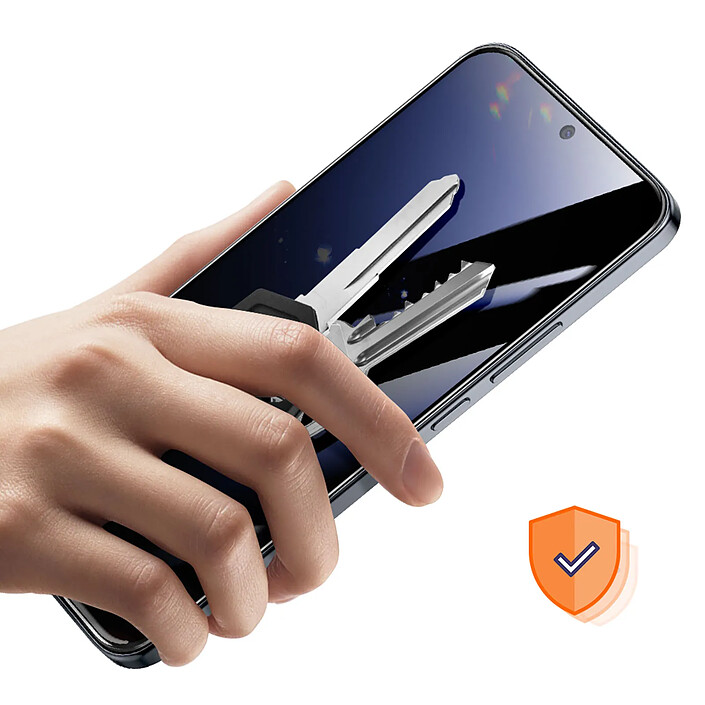 Acheter iMak Verre Trempé pour Honor Magic 8 Lite Compatible Ultrasonique avec Applicateur Noir transparent