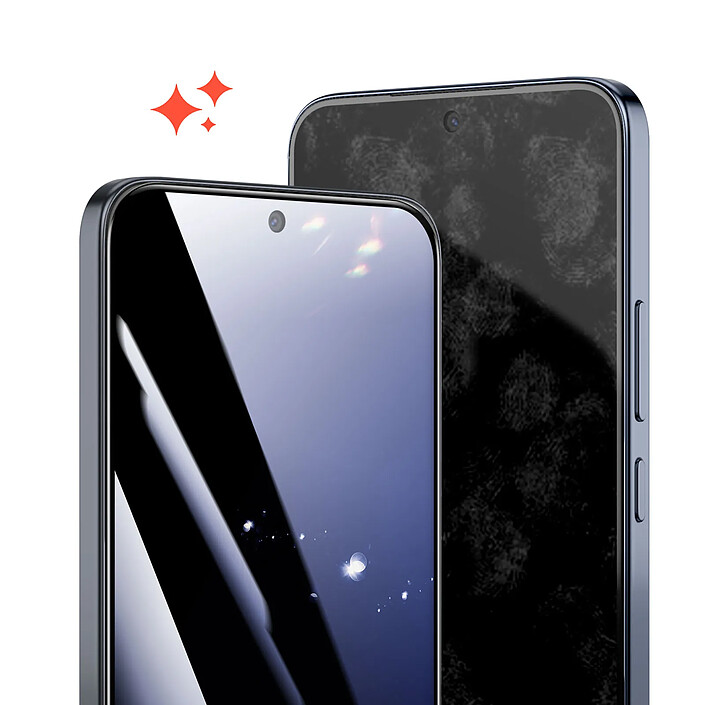 Avis Avizar Verre Trempé pour Honor Magic 8 Lite Protection Anti-rayures et Antichoc Noir transparent