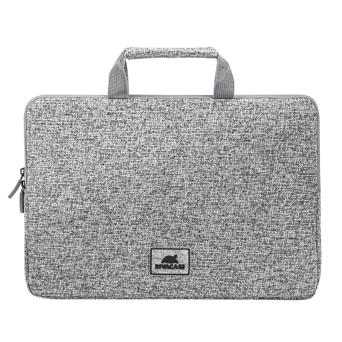Rivacase Housse de Transport et Protection pour Laptop jusqu'à 15.6" avec Poignée Gris