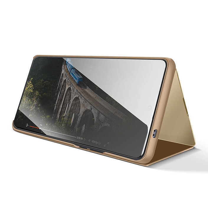 Avis Avizar Étui de Protection pour Galaxy S26 Ultra Clear View avec Support Vidéo Dorée