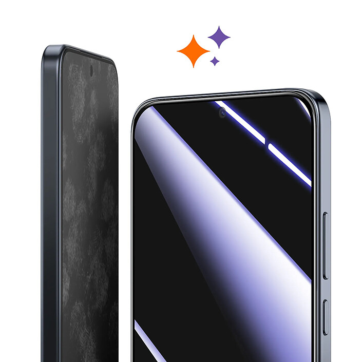 Avis iMak Verre Trempé pour Honor Magic 8 Lite Compatible Ultrasonique avec Applicateur Noir transparent