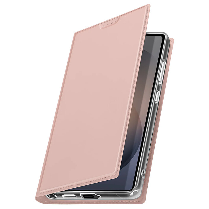 Dux Ducis Étui Clapet pour Galaxy S26 Ultra avec Porte-cartes Série Skin Pro Rose