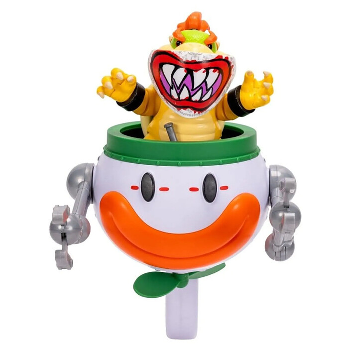 Acheter Super Mario Galaxy, le film - Figurine Bowser Jr. avec Clown Car 13 cm