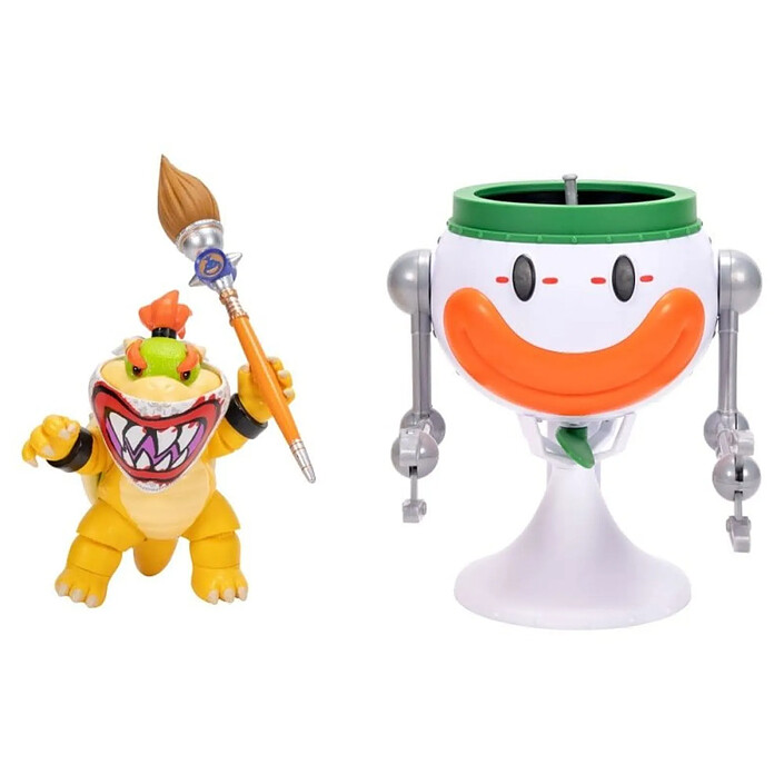 Avis Super Mario Galaxy, le film - Figurine Bowser Jr. avec Clown Car 13 cm