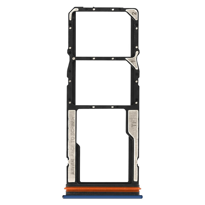 Clappio Tiroir Carte SIM pour Redmi 15C 4G Emplacement Dual Nano SIM + Carte Micro-SD