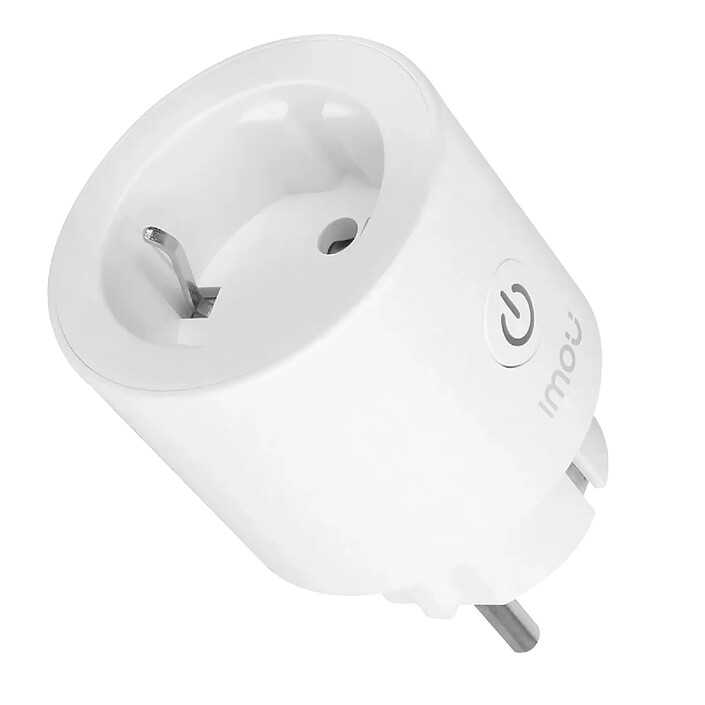 IMOU Prise Connectée Wi-Fi Smart Plug Matter 16A 3680W Wattmètre Type E/F Blanc
