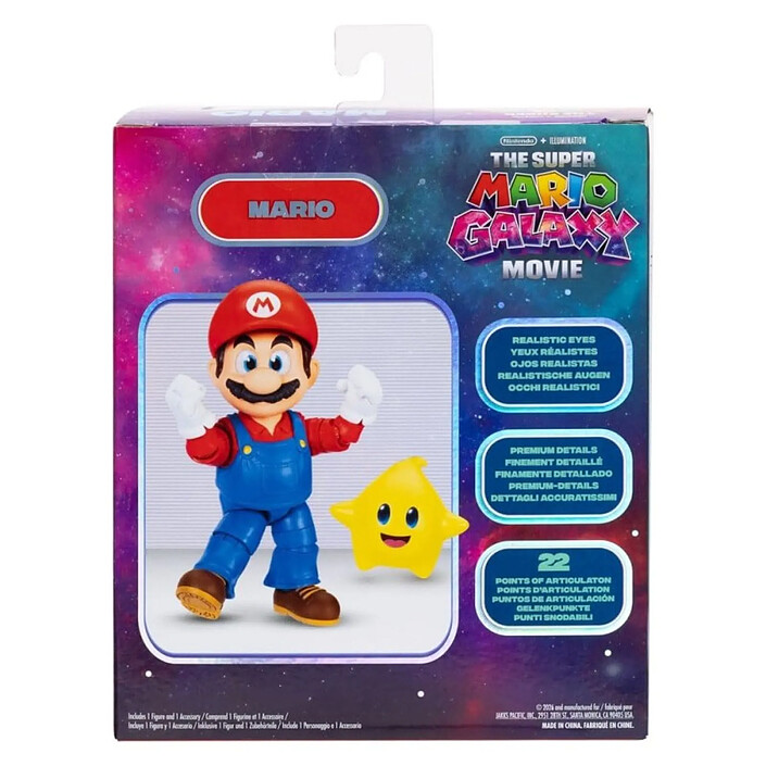 Super Mario Galaxy, le film - Figurine Mario 13 cm pas cher