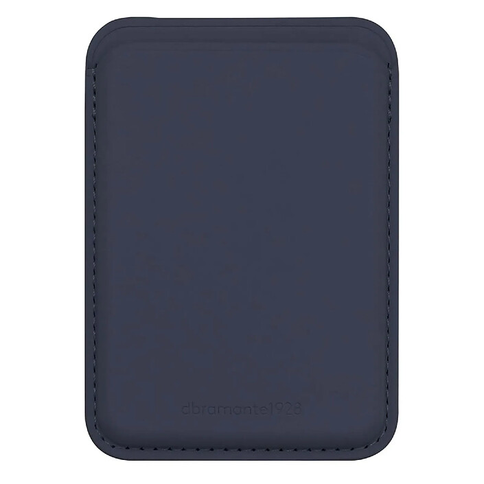 DBRAMANTE1928 Porte-carte Magnétique pour Smartphone Compatible Magsafe Bleu marine