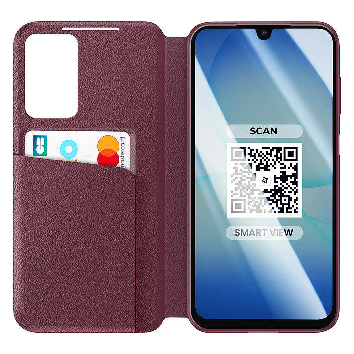 Avizar Étui pour Galaxy A17 avec Fenêtre Smart View et Porte-carte pas cher