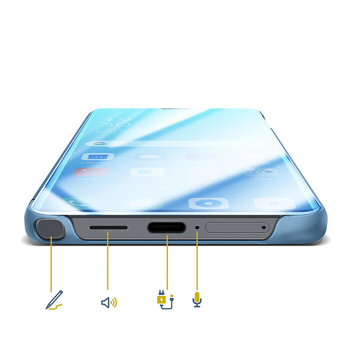 Avizar Étui de Protection pour Galaxy S26 Ultra Clear View avec Support Vidéo pas cher