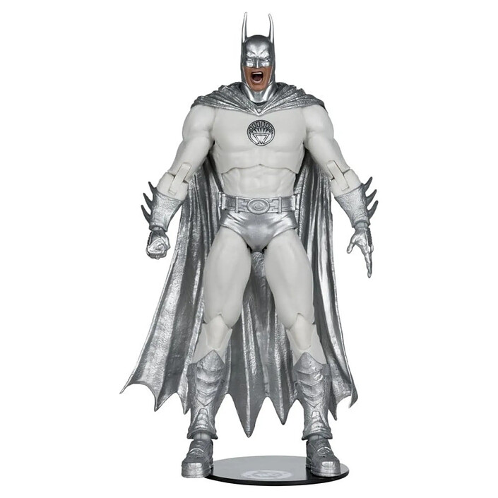 DC Multiverse - Figurine White Lantern Batman (Brightest Day) (Red Platinum Edition) 18 cm pas cher