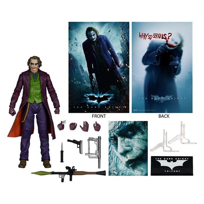 Avis The Dark Knight : Le Chevalier noir DC Multiverse Deluxe Theatrical Edition - Figurine Joker 18 cm