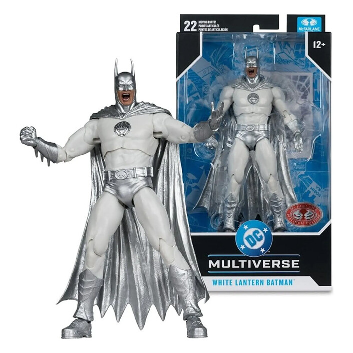 Acheter DC Multiverse - Figurine White Lantern Batman (Brightest Day) (Red Platinum Edition) 18 cm
