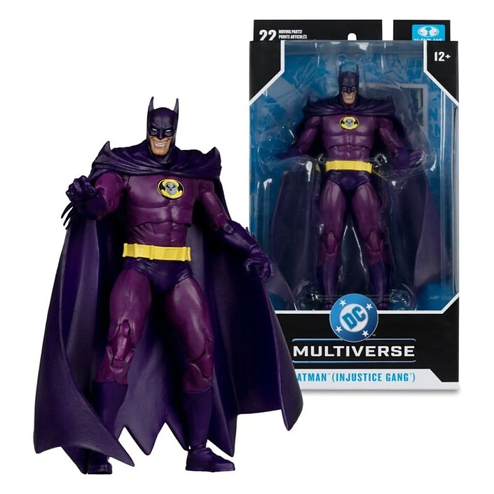 Acheter DC Multiverse - Figurine Batman (Injustice Gang) (JLA: Rock of Ages) (Red Platinum Edtion) 18 cm