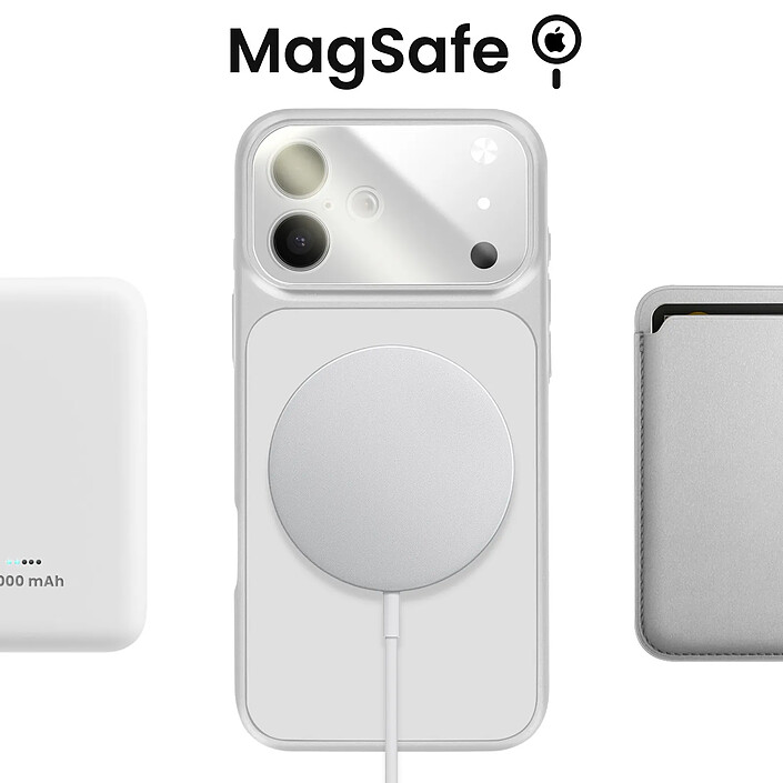 Acheter Avizar Coque MagSafe pour iPhone 16 Rigide avec Verre Protection Caméra