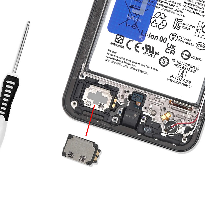 Avis Clappio Haut-parleur Externe Inférieur pour Galaxy A34 5G / A33 5G