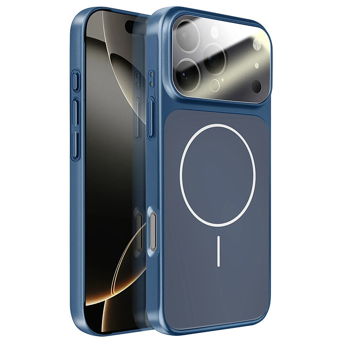 Avizar Coque MagSafe pour iPhone 16 Pro Rigide avec Verre Protection Caméra