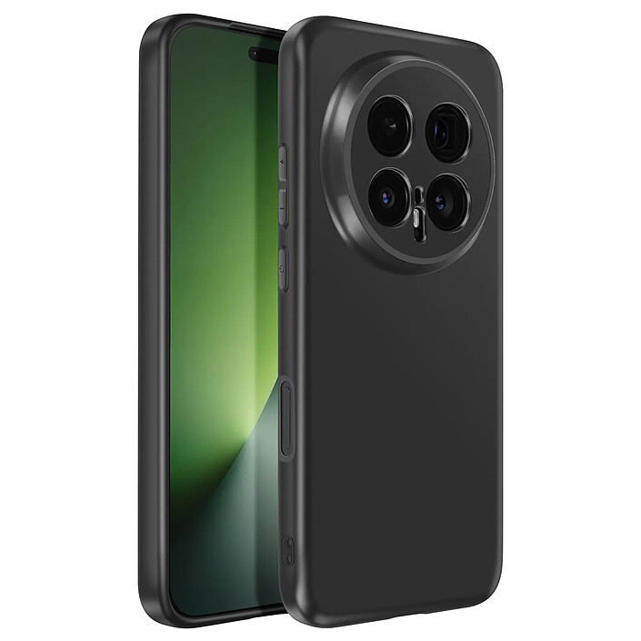 Mayaxess Coque pour Honor Magic 8 Pro en Silicone Souple Antichocs Noir