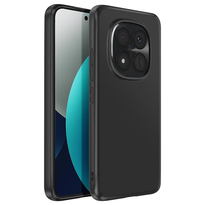 Mayaxess Coque pour Redmi Note 15 Pro Plus 5G en Silicone Souple Antichocs Noir