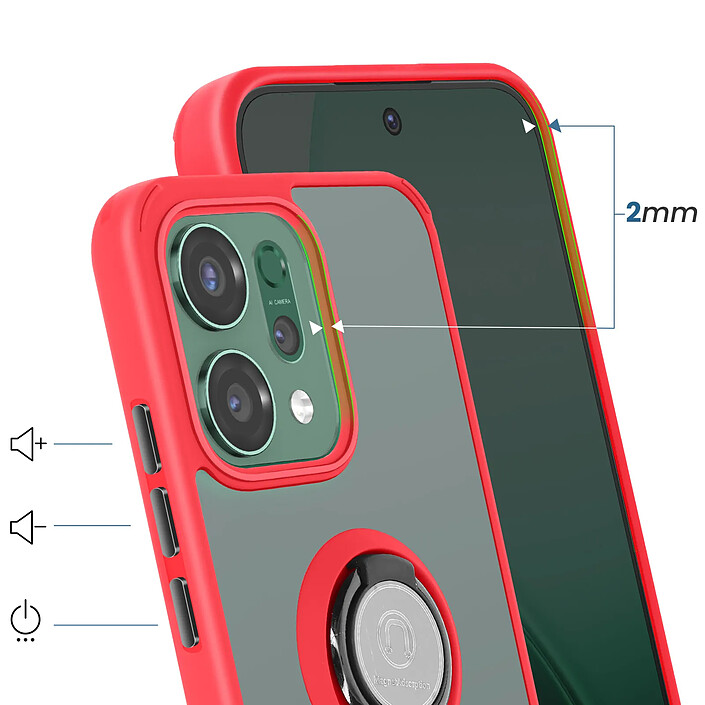Avis Avizar Coque pour Oppo Reno 14 avec Support Anneau et Fixation Magnétique